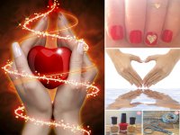 : Как сделать сердечки на ногтях