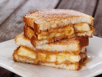 gratin.ru: сырно-банановый бутерброд
