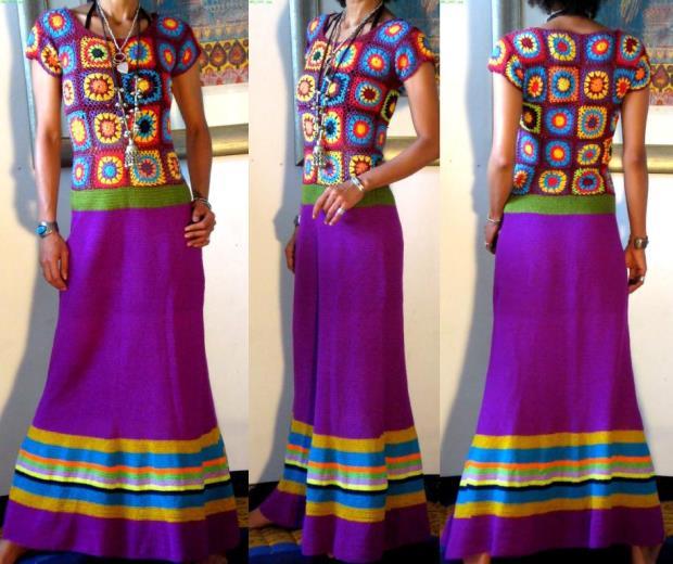 Этническое платье в африканском стиле