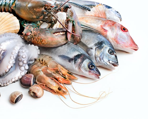 морепродукты и рыба